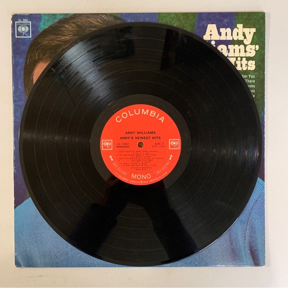 Andy Williams Record Album LP Newest Hits Columbia Vinyl - Picture 4 of 4